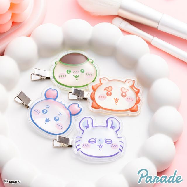 クリア素材の透け感が見える商品画像