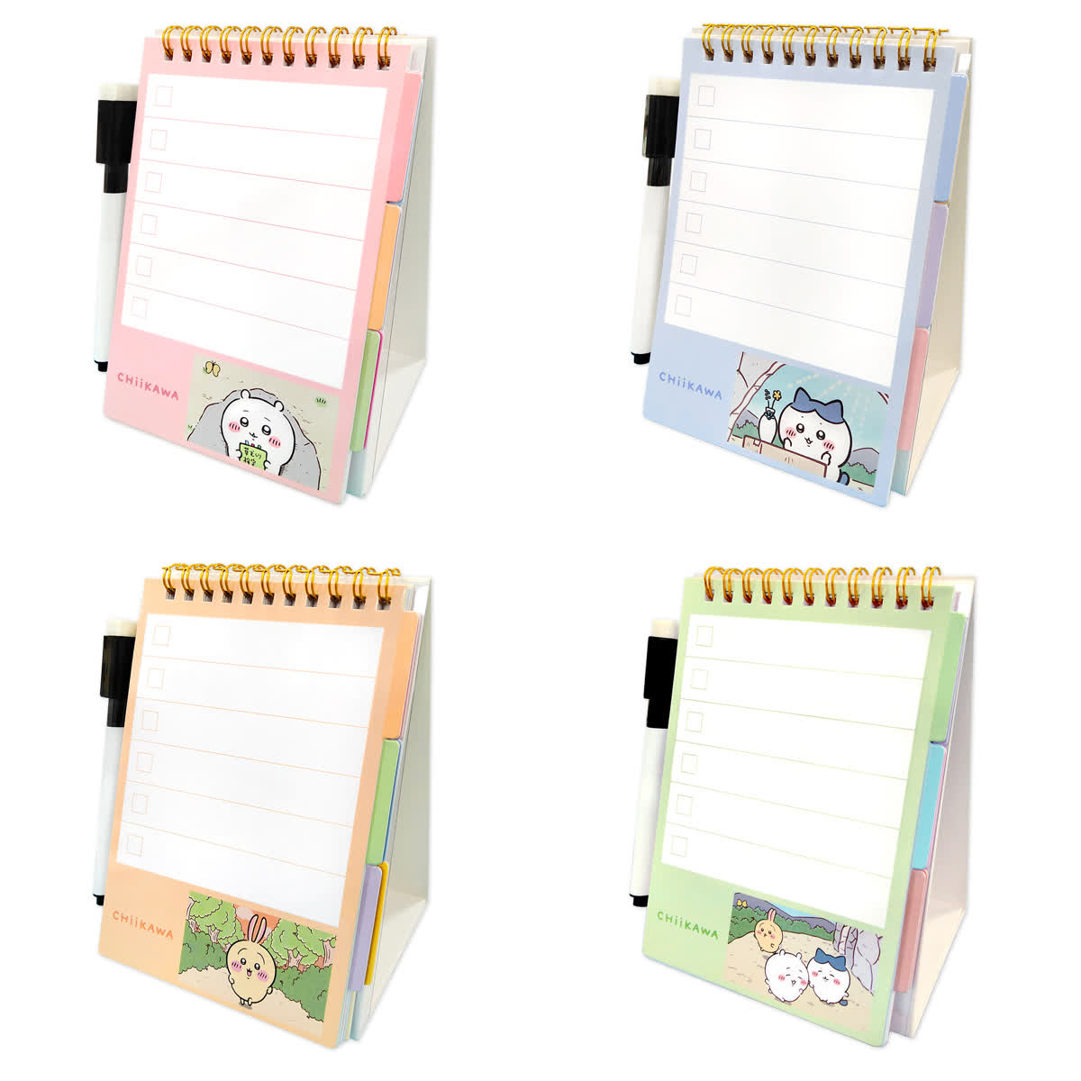 ちいかわ ホワイトボードメモ全4種の公式商品画像
