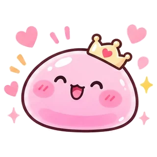ちいふぁんのマスコット（ピンクのまるい子）